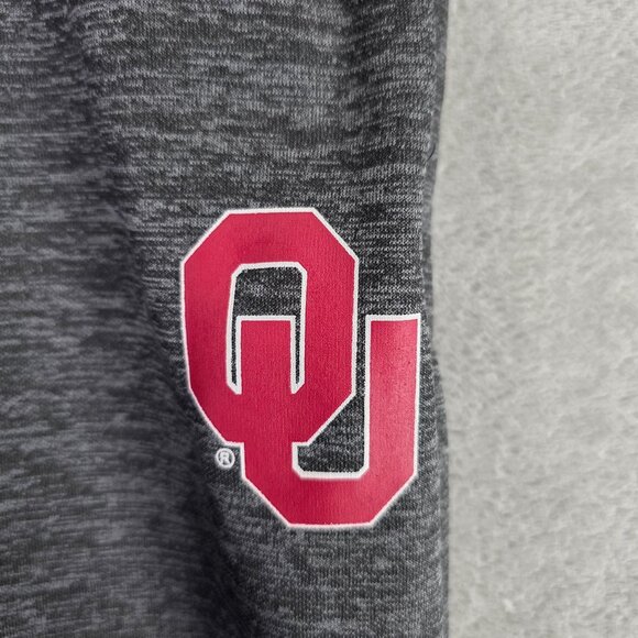 Mens Campus Heritage Gray Oklahoma University Sweatpants Drawstring Polyester XL - Picture 2 of 10
